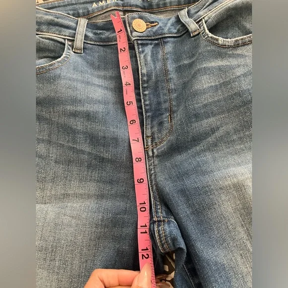 American Eagle Outfitters Super Stretch Blue Jeans - Picture 7 of 8